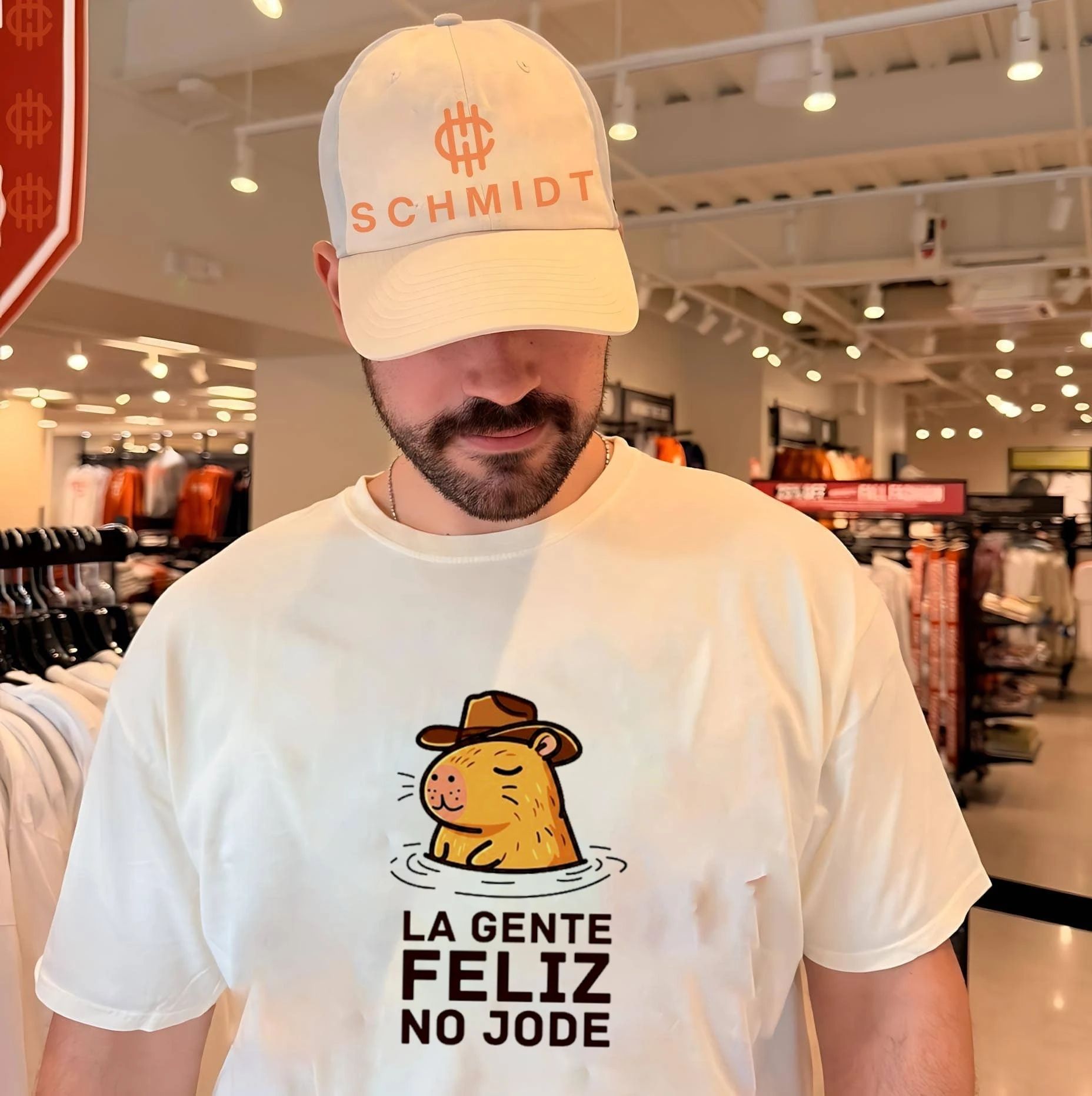 La Gente Feliz No Jode Capybara Cowboy shirt