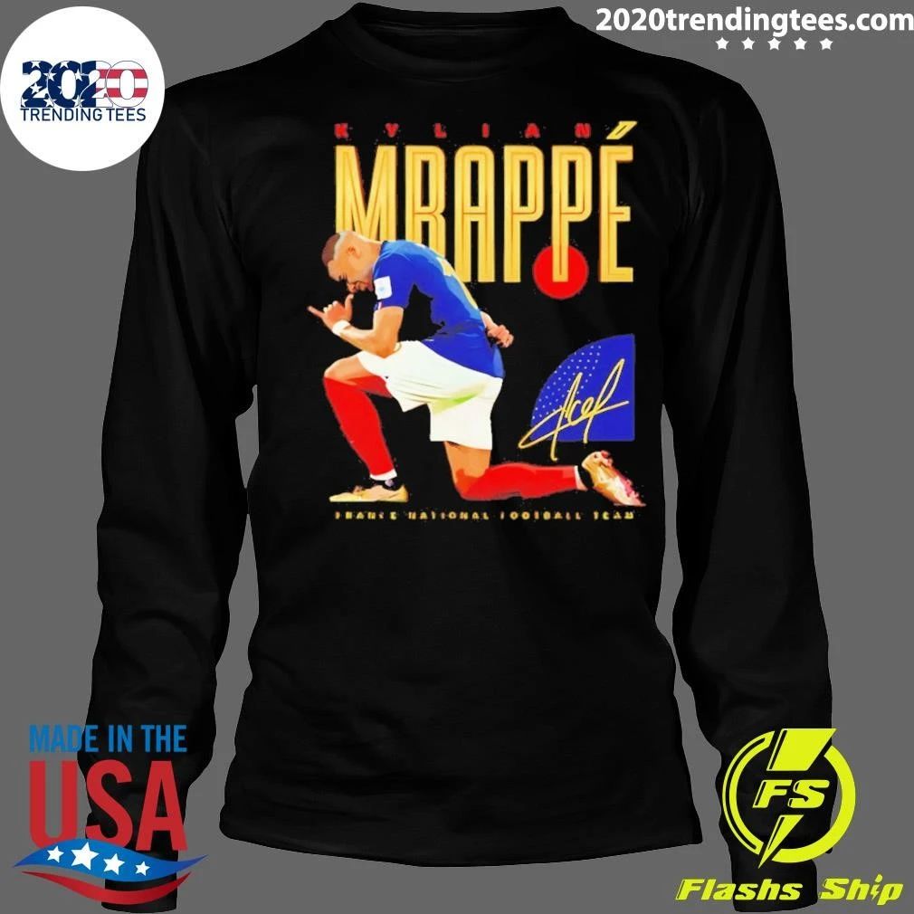 Kylian Mbappe World Cup 2026 France National Football Team Signature Shirt