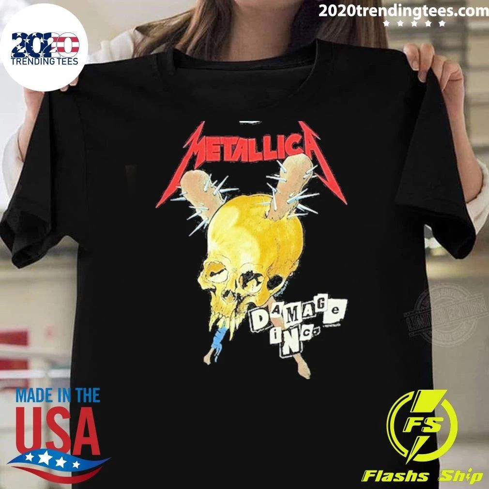 Metallica M72 World Tour 2026 Damage Inc 80s Vintage Shirt