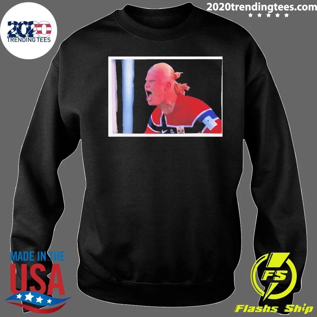 Erling Haaland Striker Norway Soccer World Cup 2026 Photo Shirt