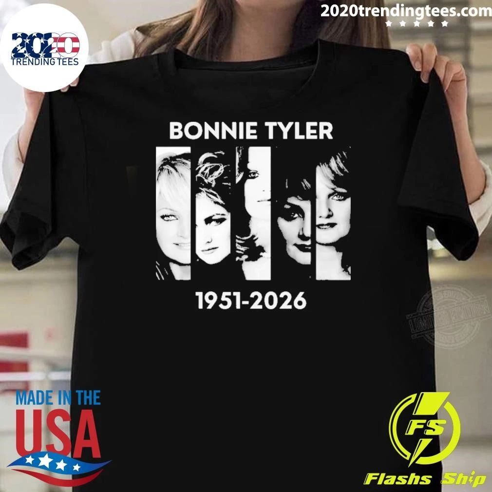 Bonnie Tyler 1951-2026 In Loving Memory Shirt