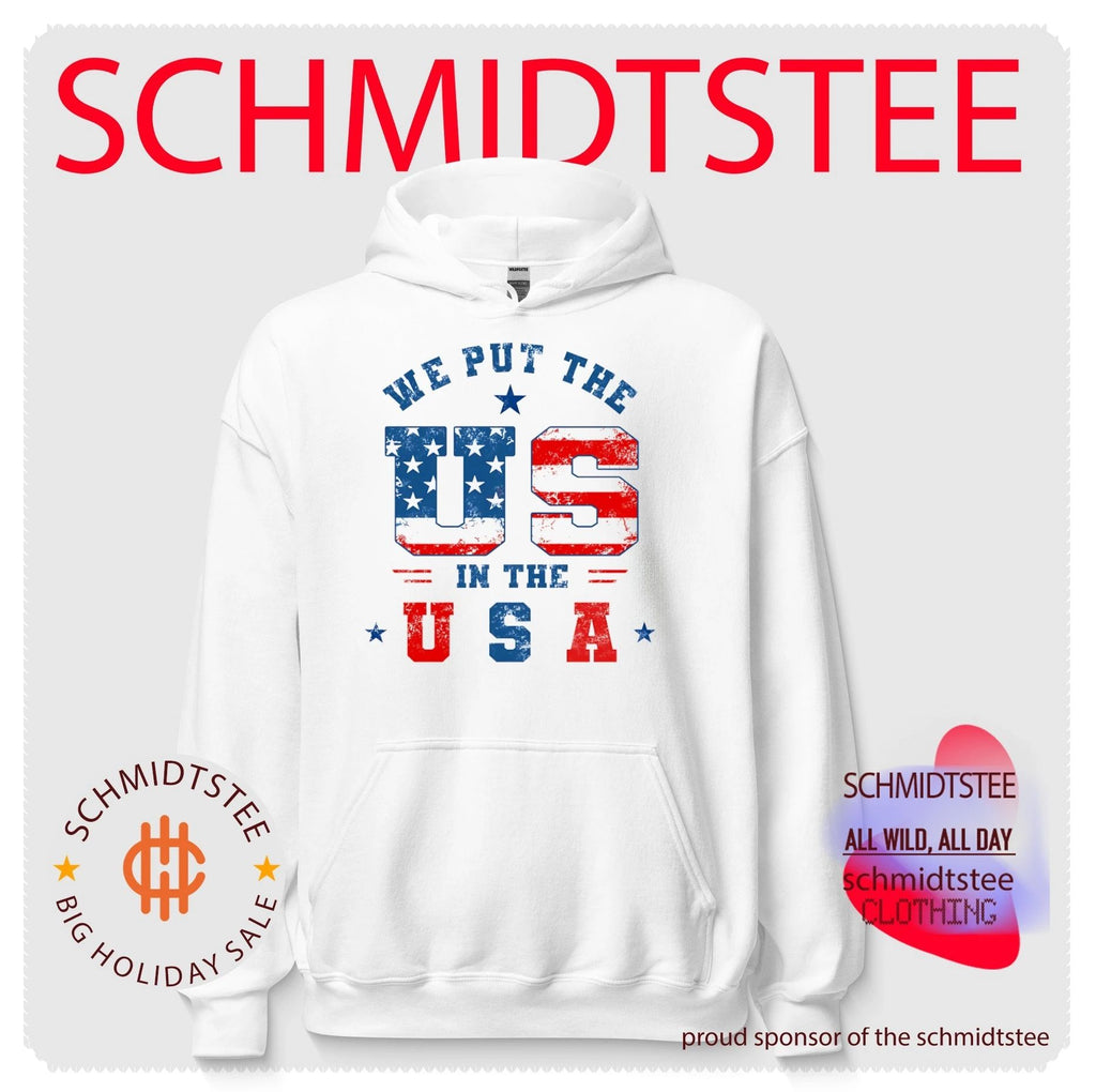 We Put the US in the USA Patriotic American Flag shirt