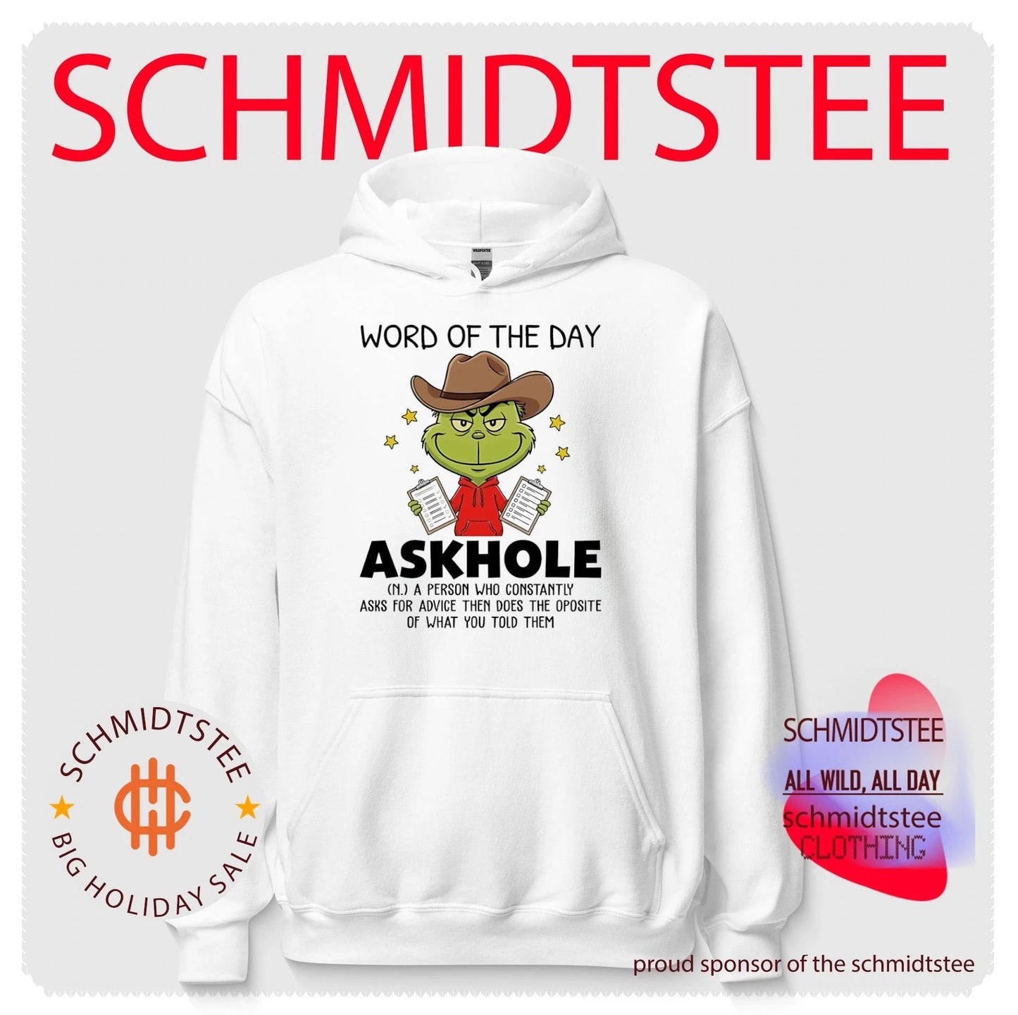 Grinch word of the day askhole definition shirt