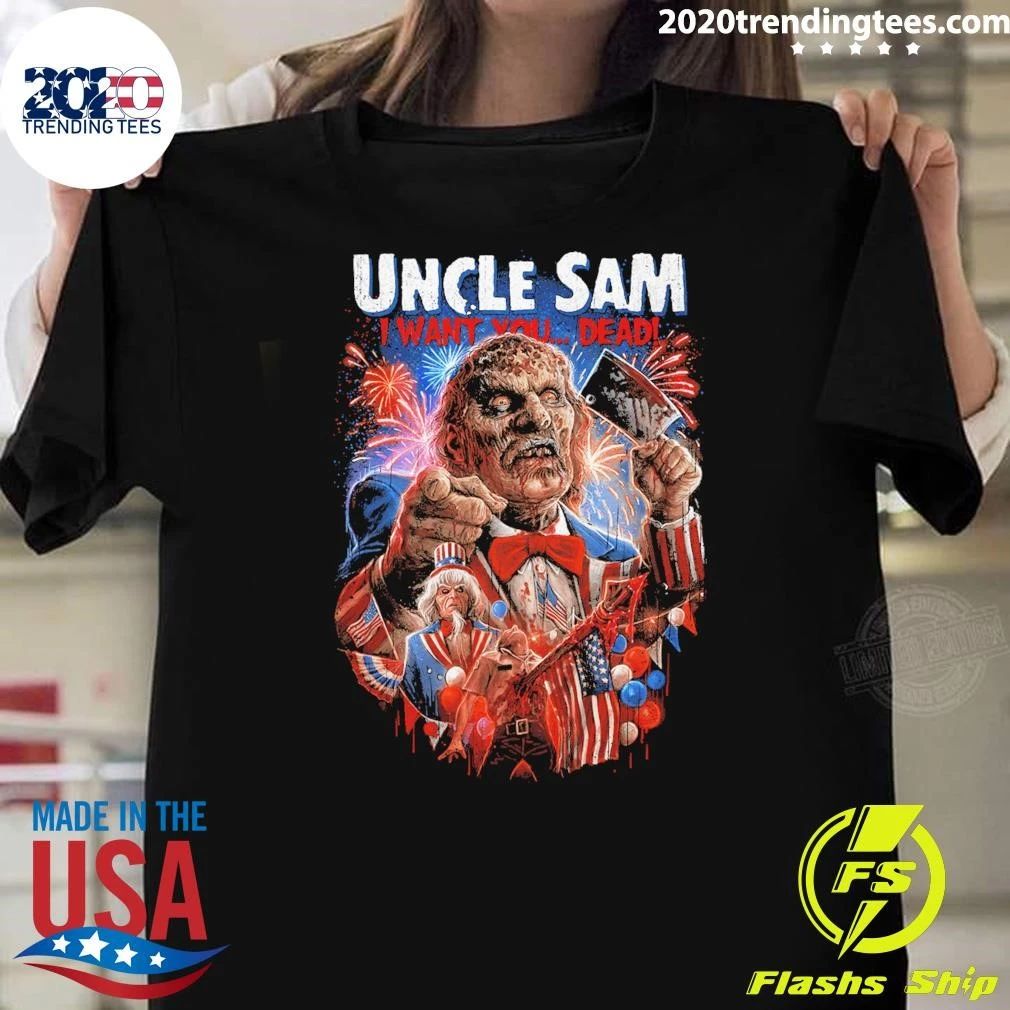 Zombie Uncle Sam I Want You Dead Shirt
