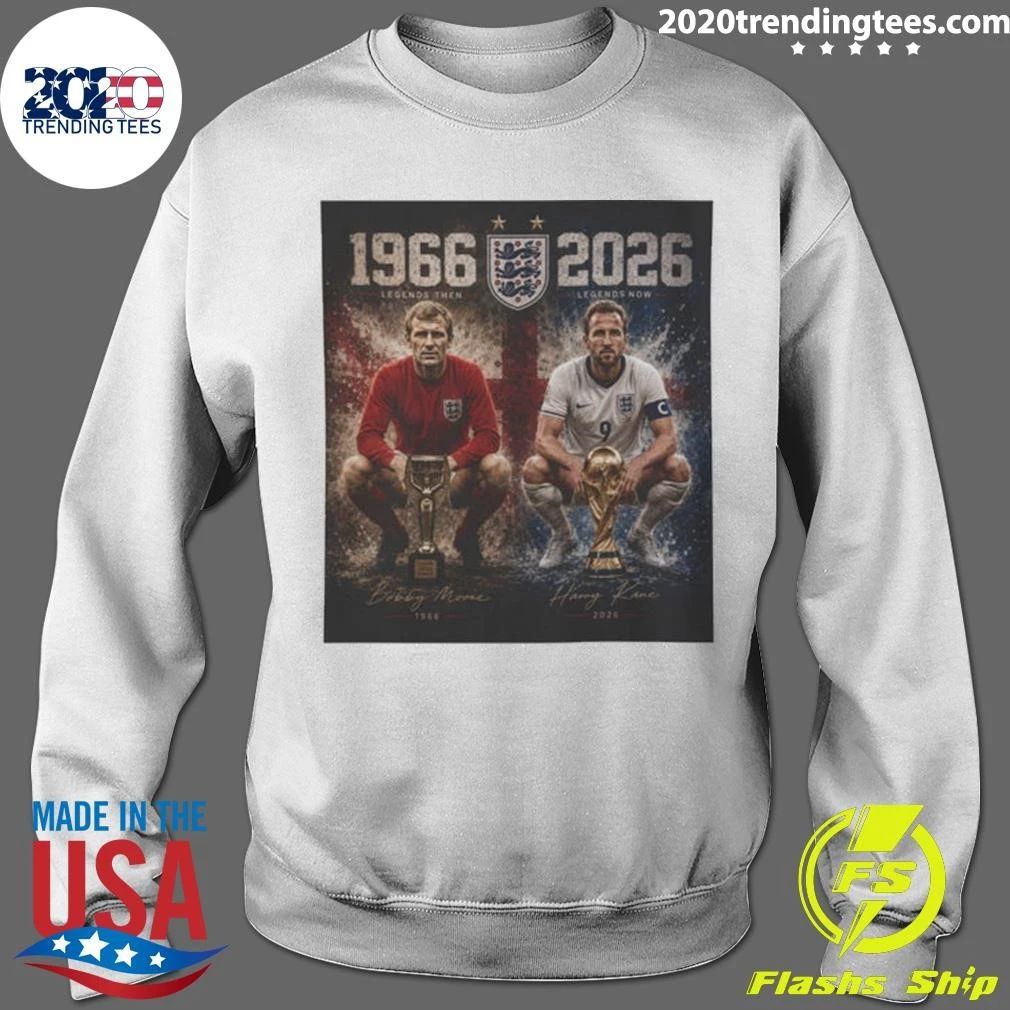 England 1966–2026 60th Anniversary Bobby Charlton & Harry Kane World Cup Tribute Shirt