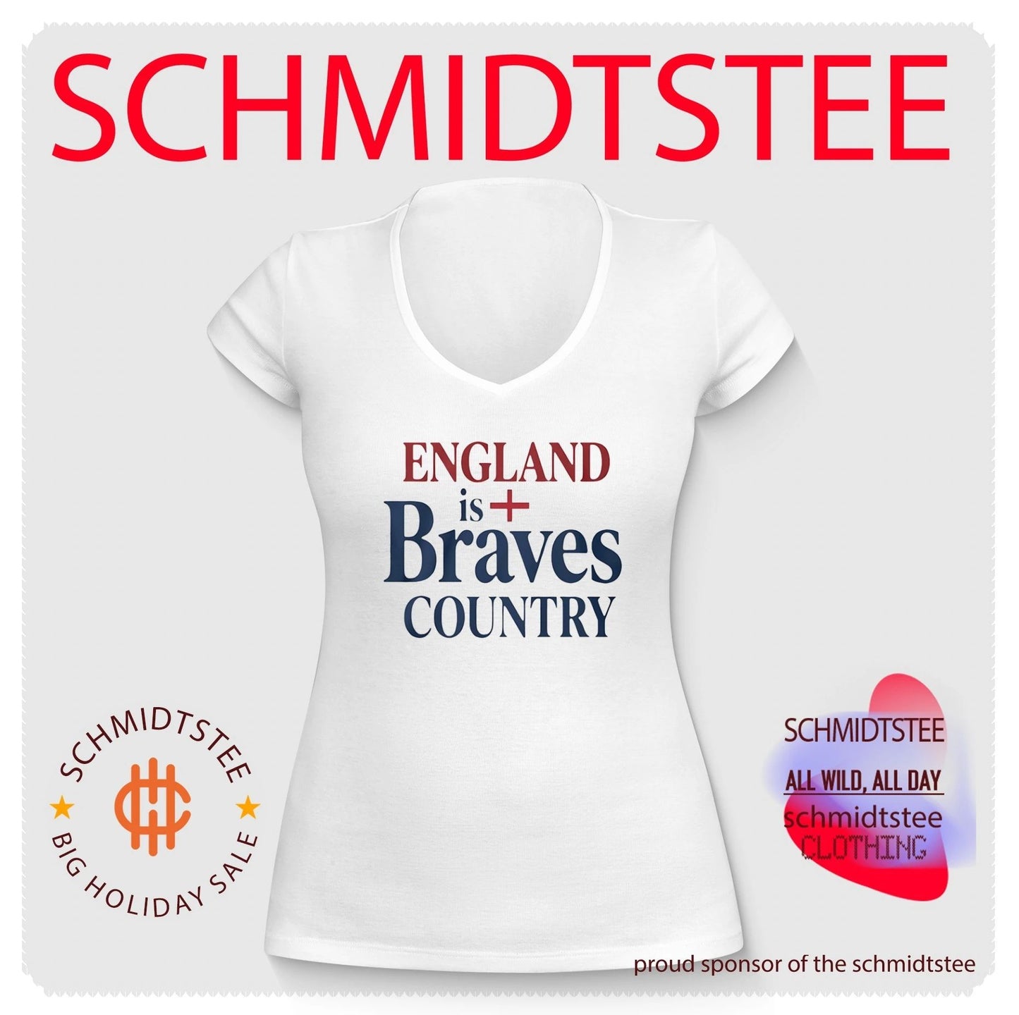 England Is Braves Country Flag Shirt