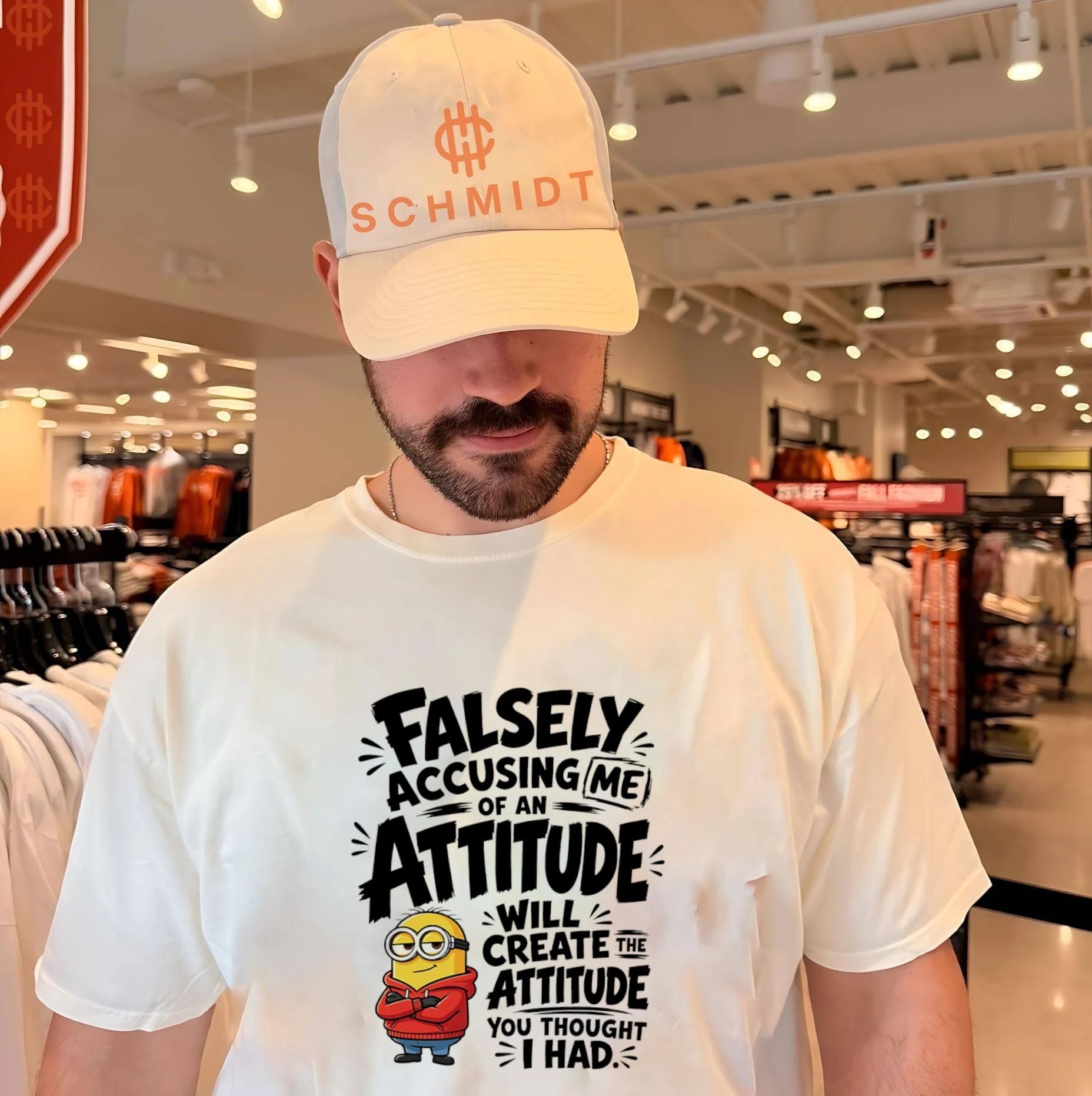 Minion falsely accusing me of an attitude will create the attitude you thought I had shirt