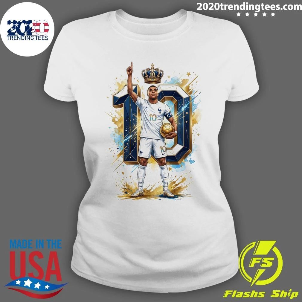 Kylian Mbappe France Football Art Shirt