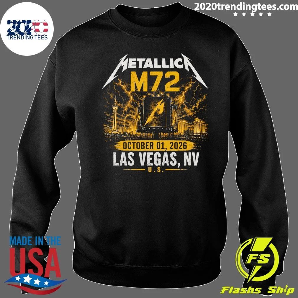 Metallica M72 World Tour October 01, 2026 Las Vegas, NV, U.S. Shirt