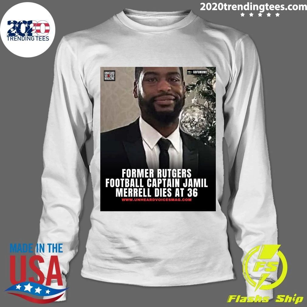 Former Rutgers Football Captain Jamil Merrell Dies At 36 Shirt
