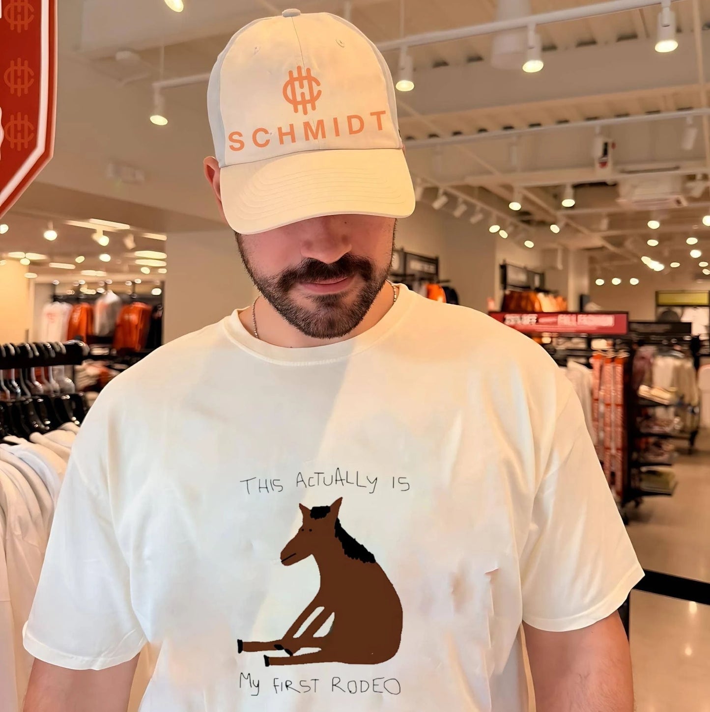 This Actually Is My First Rodeo funny horse shirt