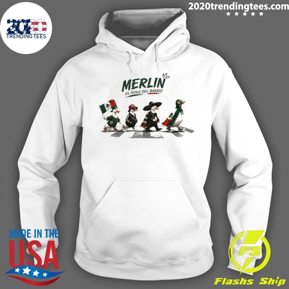 Goose Merlin El Idolo Del Barrio Mexico World Cup 2026 Abbey Road Shirt