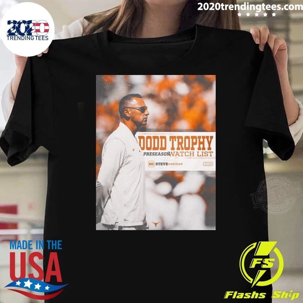 Head Coach Sark Has Been Named To The Dodd Trophy 2026 Shirt