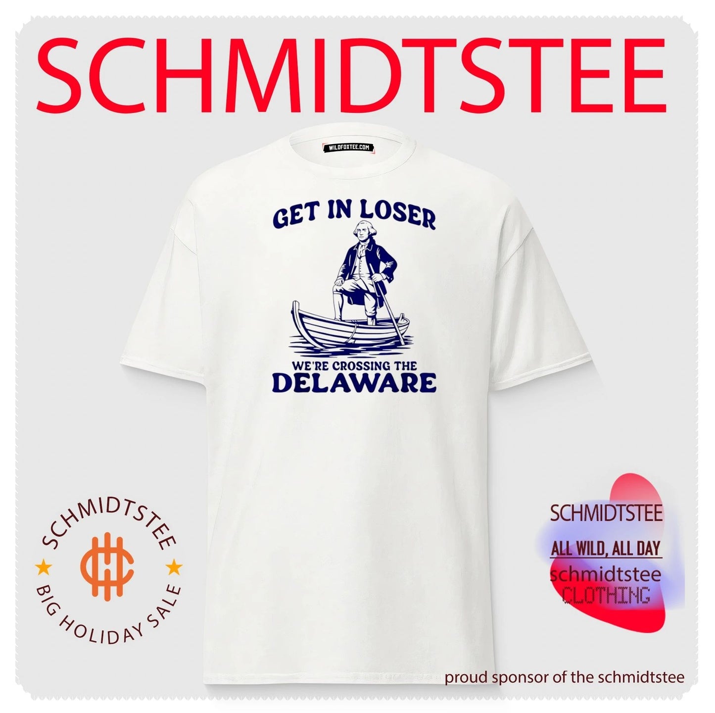 George Washington Get in Loser We’re Crossing the Delaware shirt