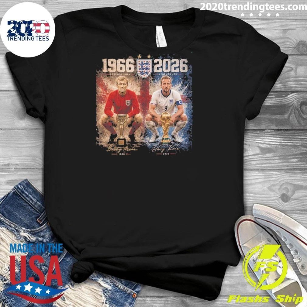 Bobby Moore and Harry Kane 1966-2026 England World Cup Legacy Shirt