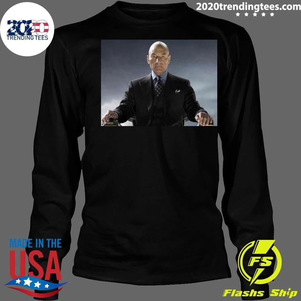 Patrick Stewart Says He Will Never Officially Retire From Acting Shirt