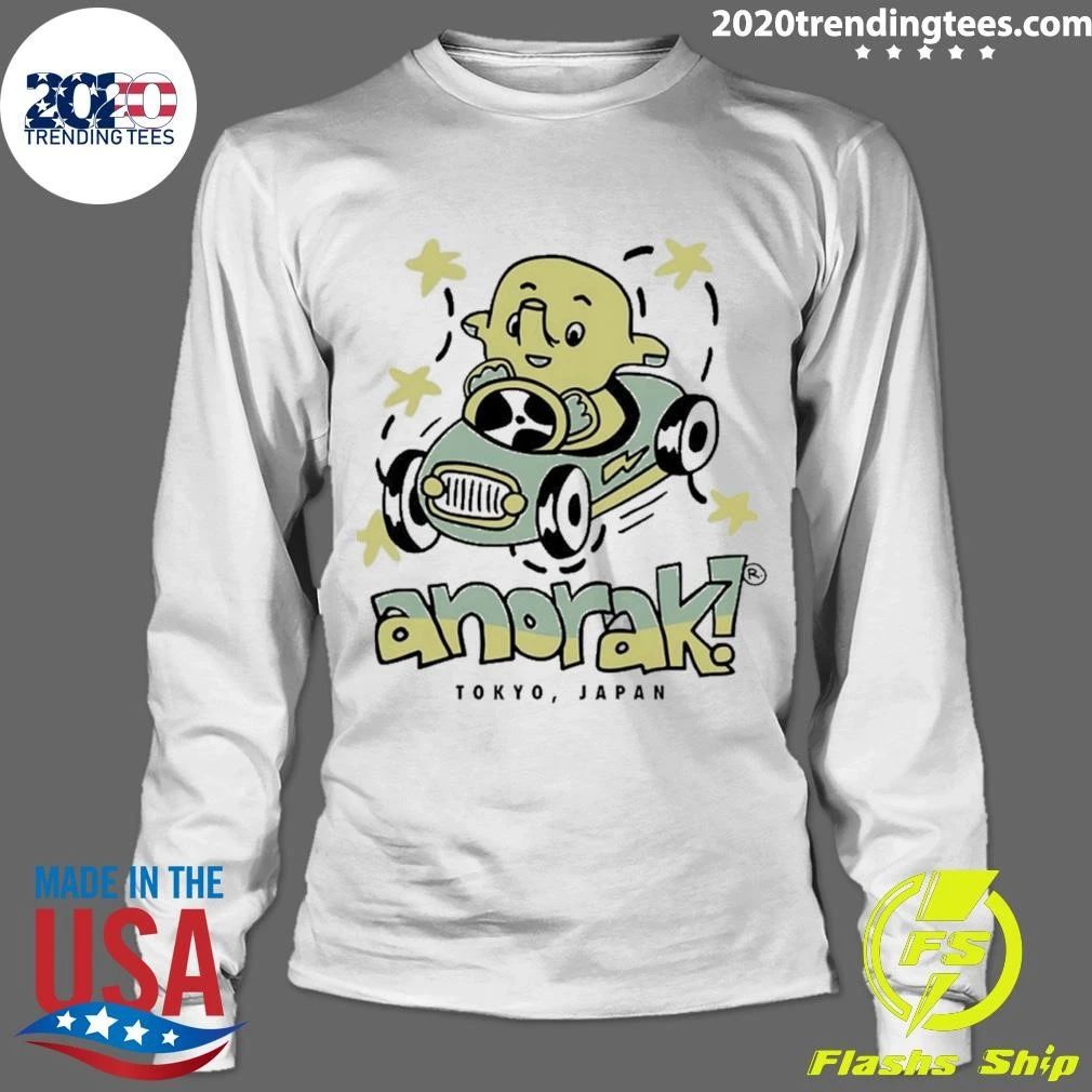 Anorak! Tokyo Japan Elephant Cartoon Shirt