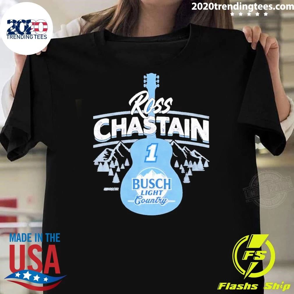 Ross Chastain No 1 Busch Light Country Vintage Shirt