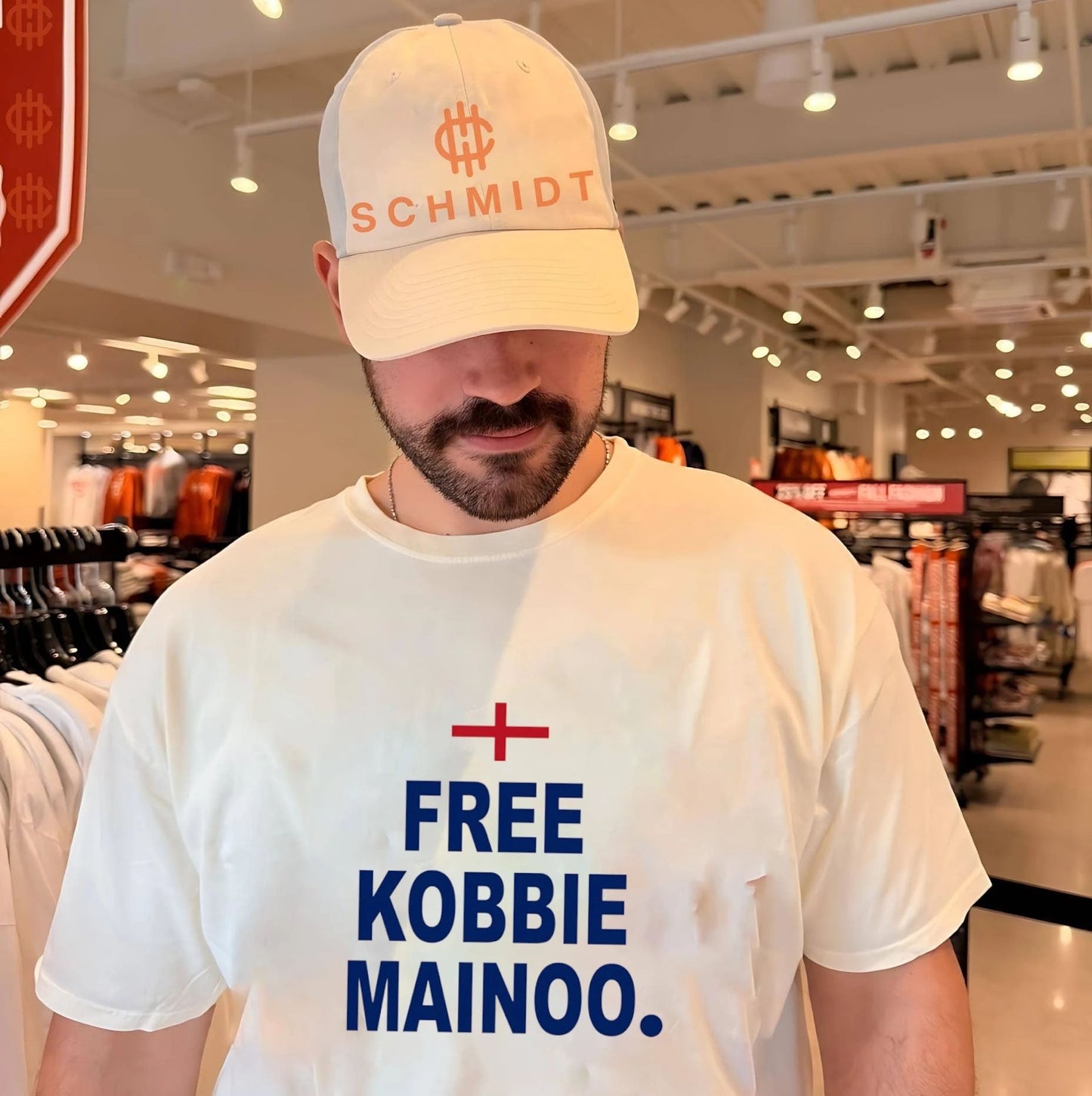 Free Kobbie Mainoo England National Football Team shirt