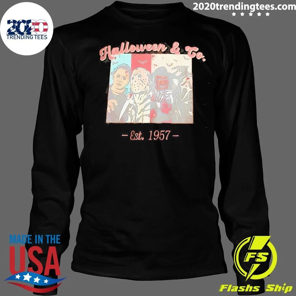 Halloween & Co Horror Movie Characters Est 1957 Shirt