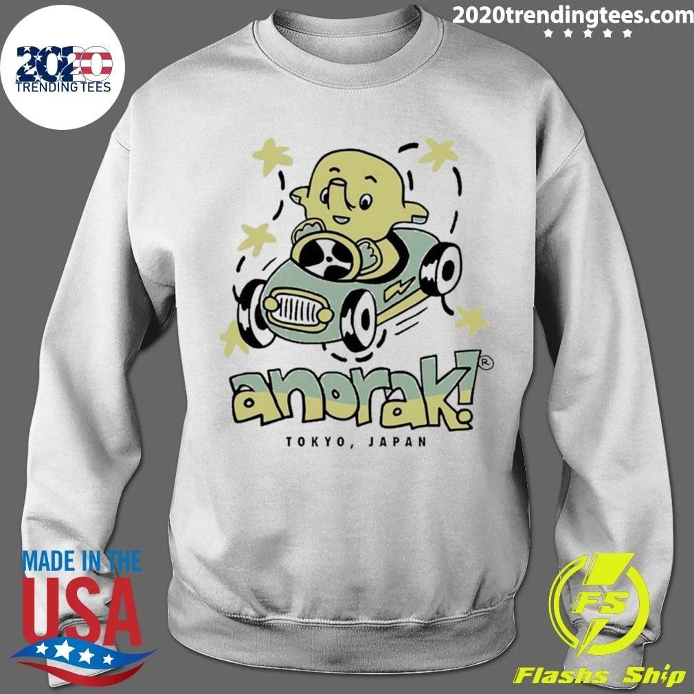 Anorak! Tokyo Japan Elephant Cartoon Shirt