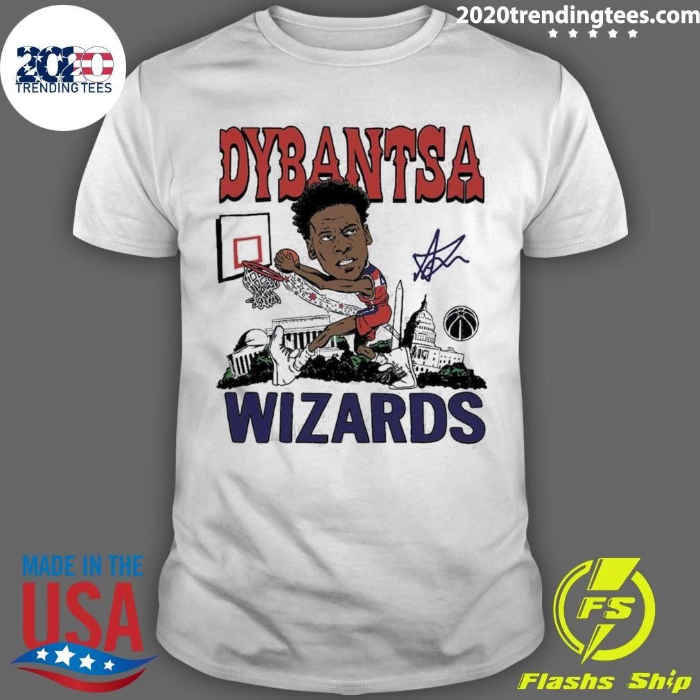 AJ Dybantsa Washington Wizards Homage Rookie Tri-Blend Shirt