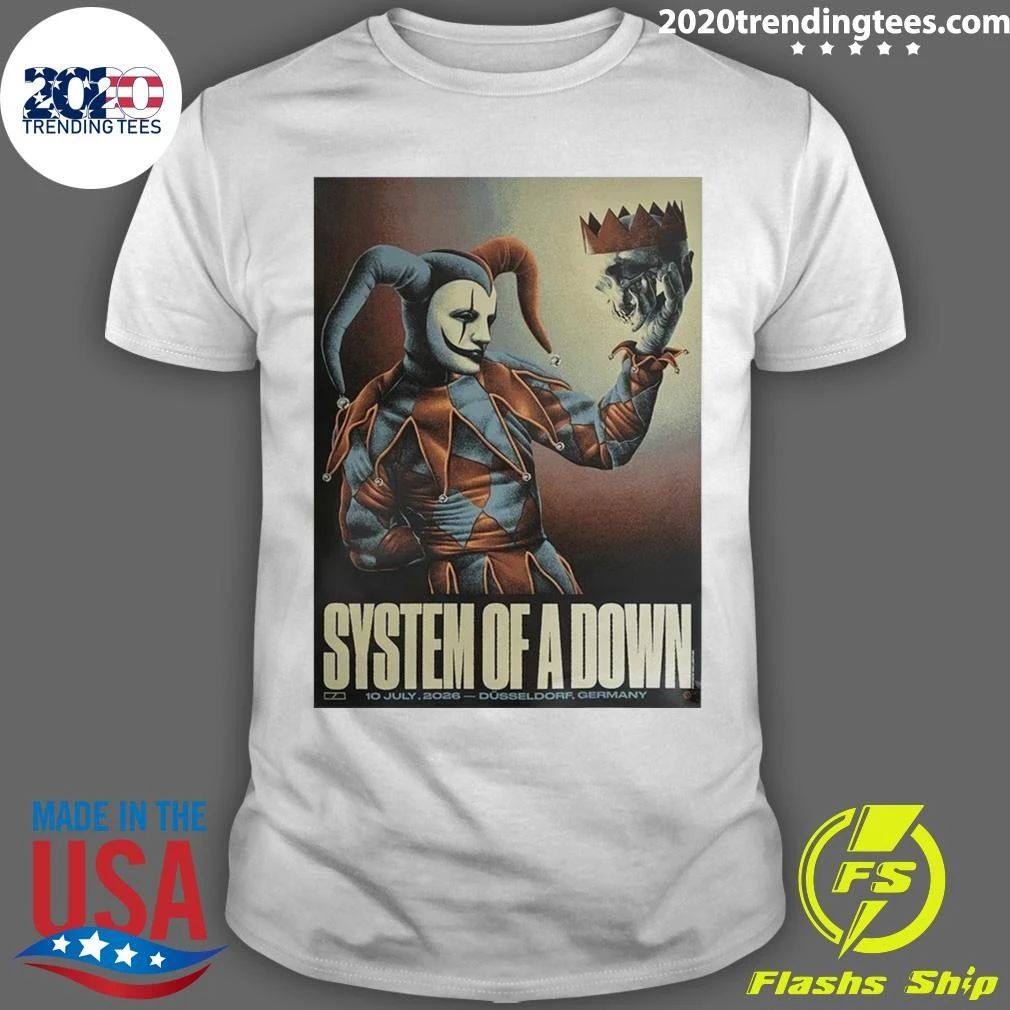 System Of A Down Dusseldorf Germany July 2026 Open Air Park 10 July The Clown Shirt