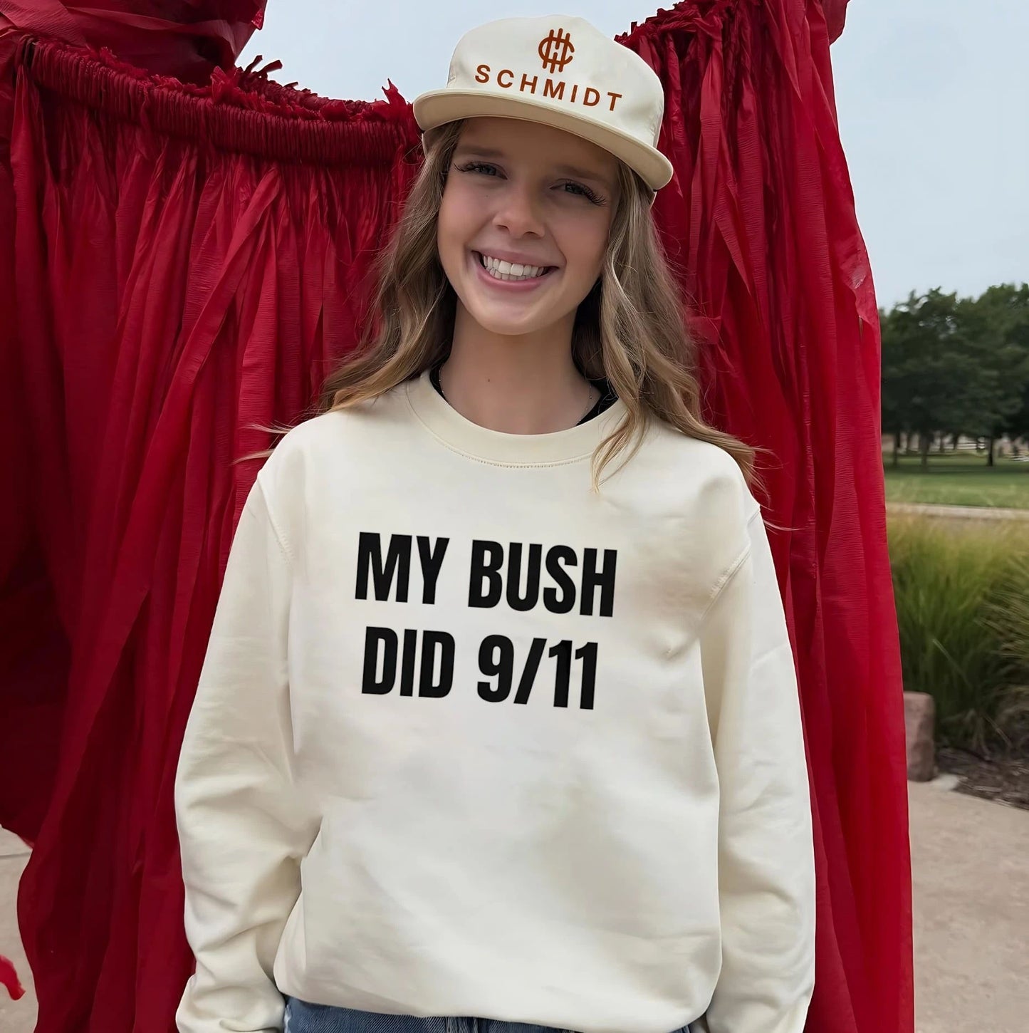 My Bush Did 9.11 Slogan political humor shirt