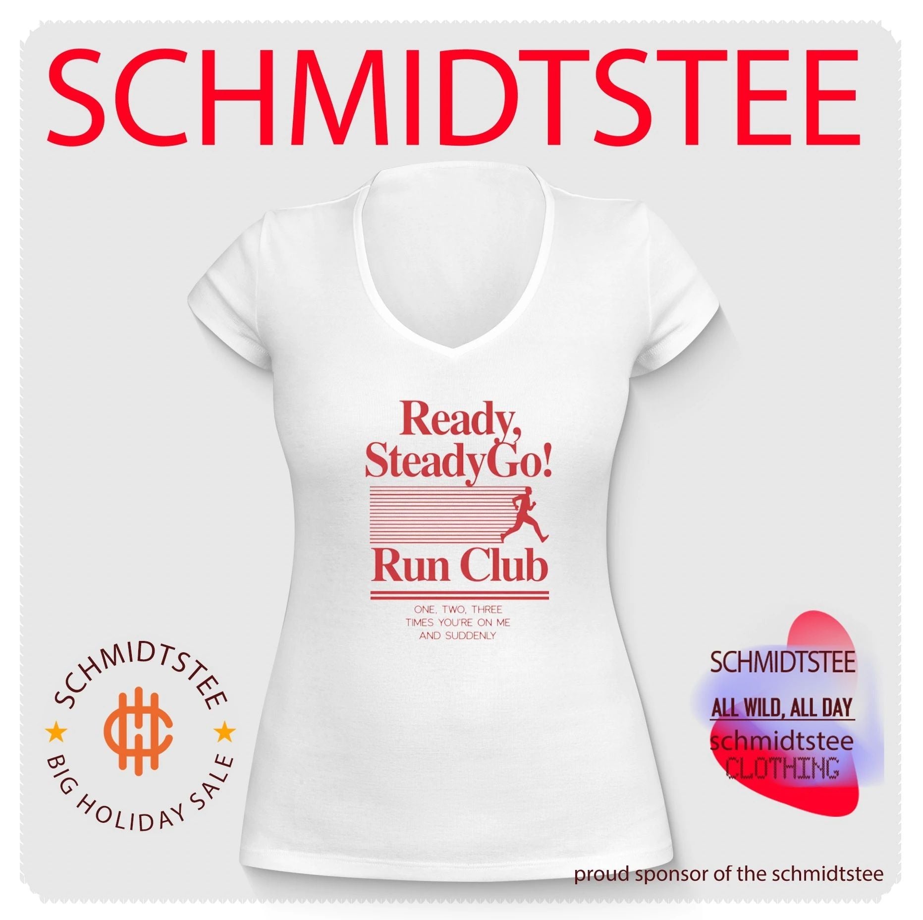 Ready Steady Go Run Club One Two Three Times You’re on Me shirt