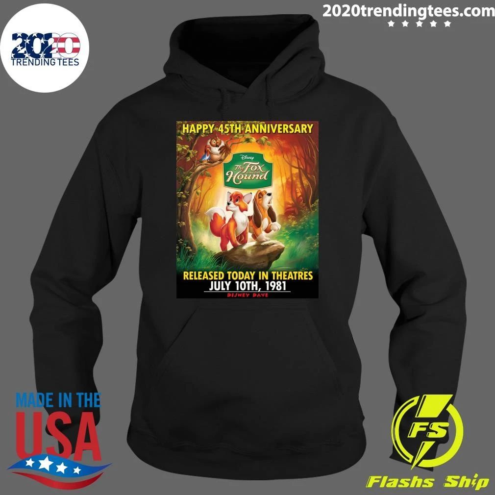 Happy 45th Anniversary to The Fox and the Hound Shirt