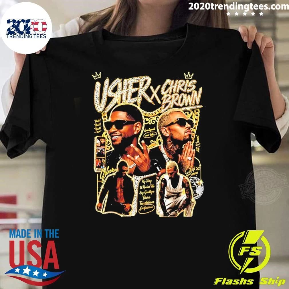Usher and Chris Brown R&B 2026 Tee Shirt