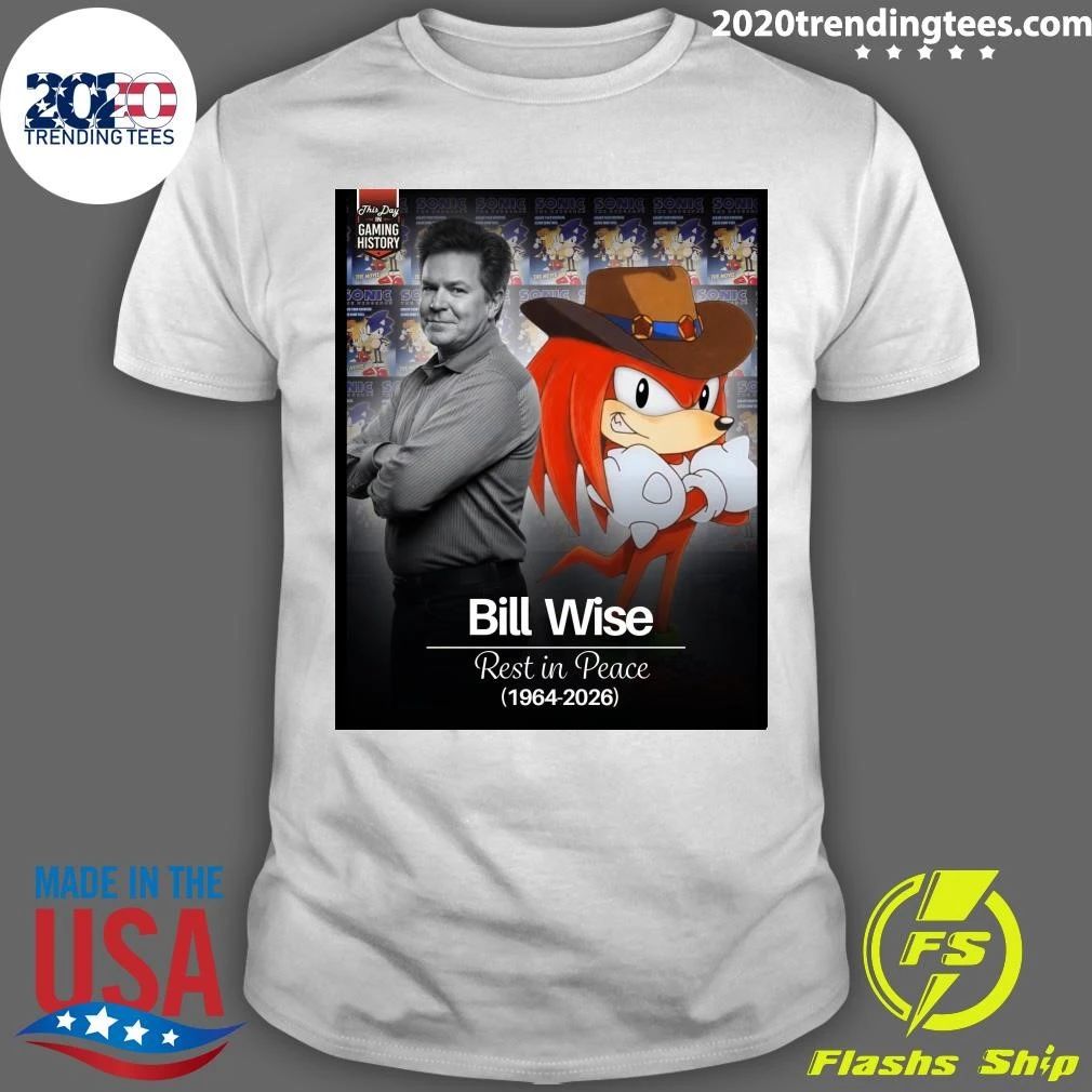 Remembering Bill Wise on his birthday Knuckles Voice Actor Shirt
