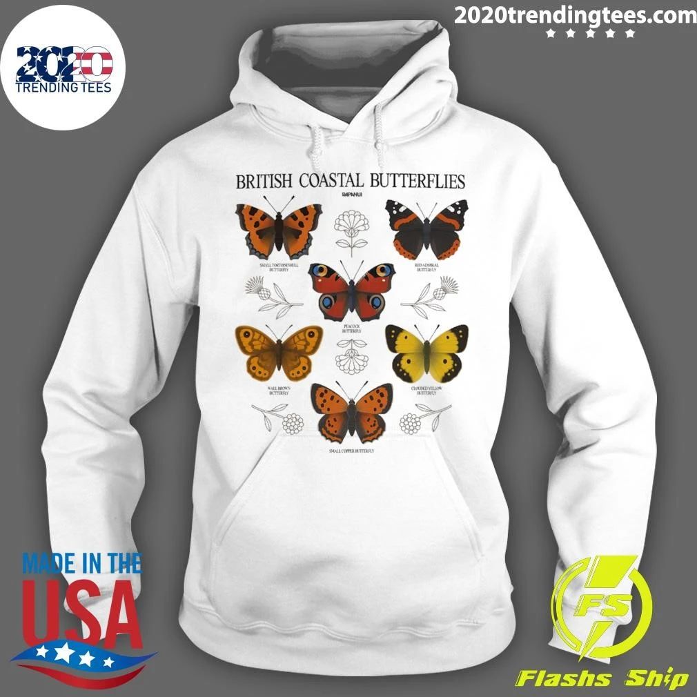 Butterfly British Coastal Butterflies Shirt