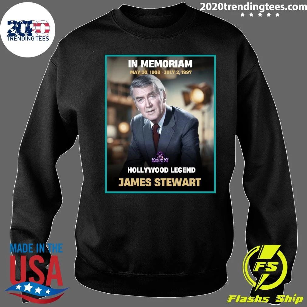 In Memoriam May 1908 – July 1997 Hollywood Legend James Stewart Shirt