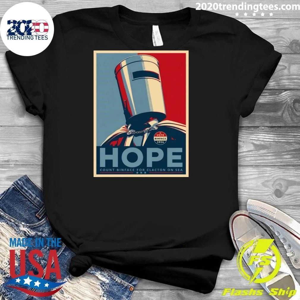 Vote Binface 2026 Hope Count Binface For Clacton On Sea Shirt