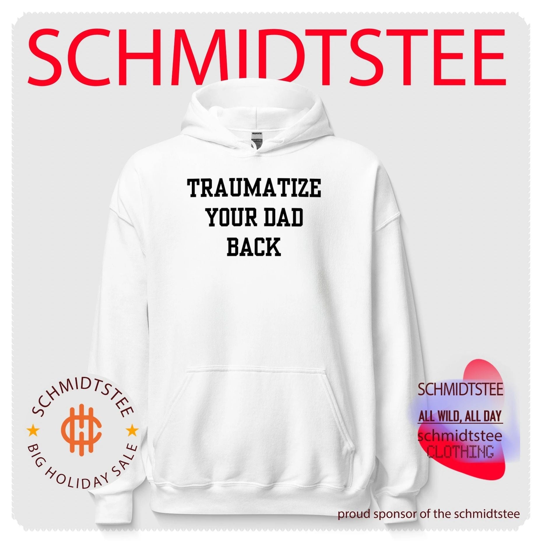 Traumatize Your Dad Back funny quote sarcastic shirt