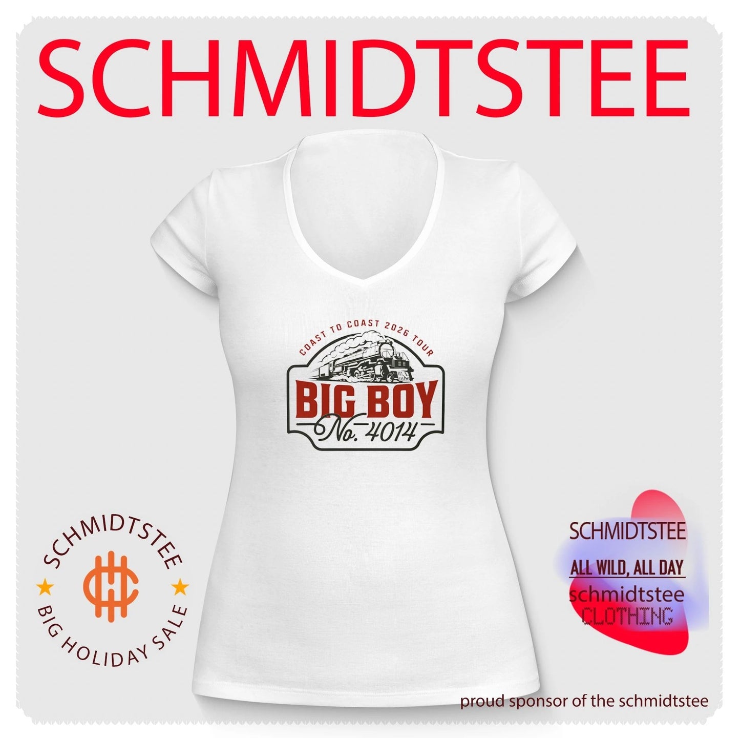Big Boy No 4014 Coast to Coast 2026 Tour shirt