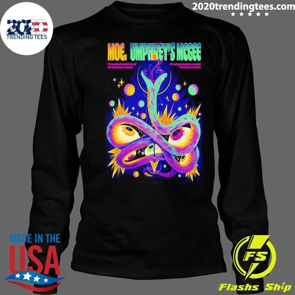 Moe. And Umphrey’s McGee July 2026 Tour Shirt