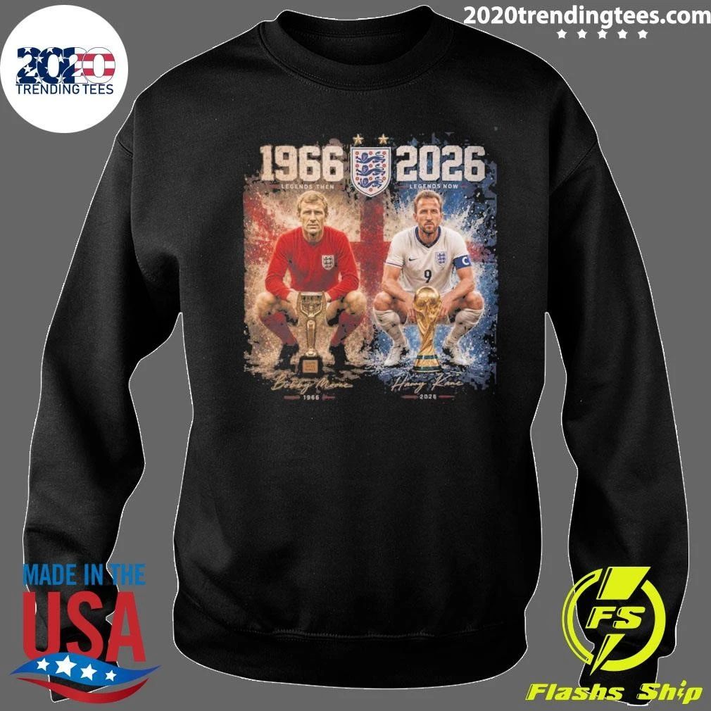 Bobby Moore and Harry Kane 1966-2026 England World Cup Legacy Shirt