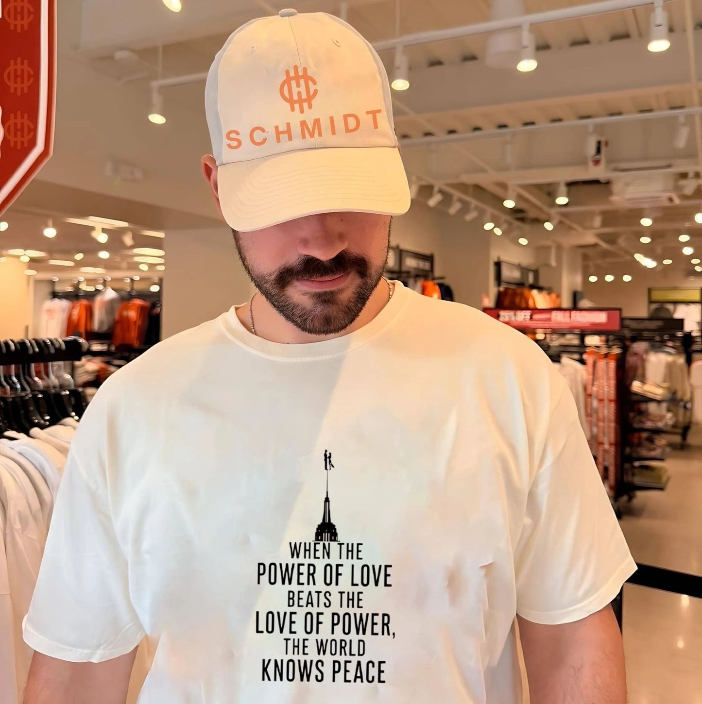 When The Power Of Love Beats The Love Of Power The NYC Skyline Shirt