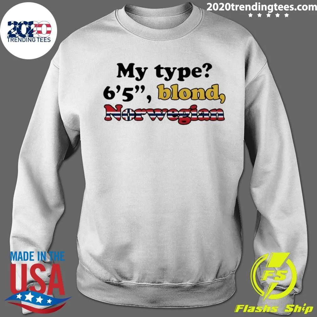 Haaland My Type 6ft 5 Blond Norwegian Norway Soccer World Cup 2026 Shirt