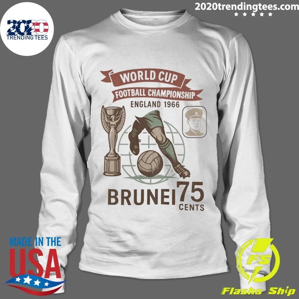 World Cup Football Championship England 1966 Brunei 75 Cents Shirt