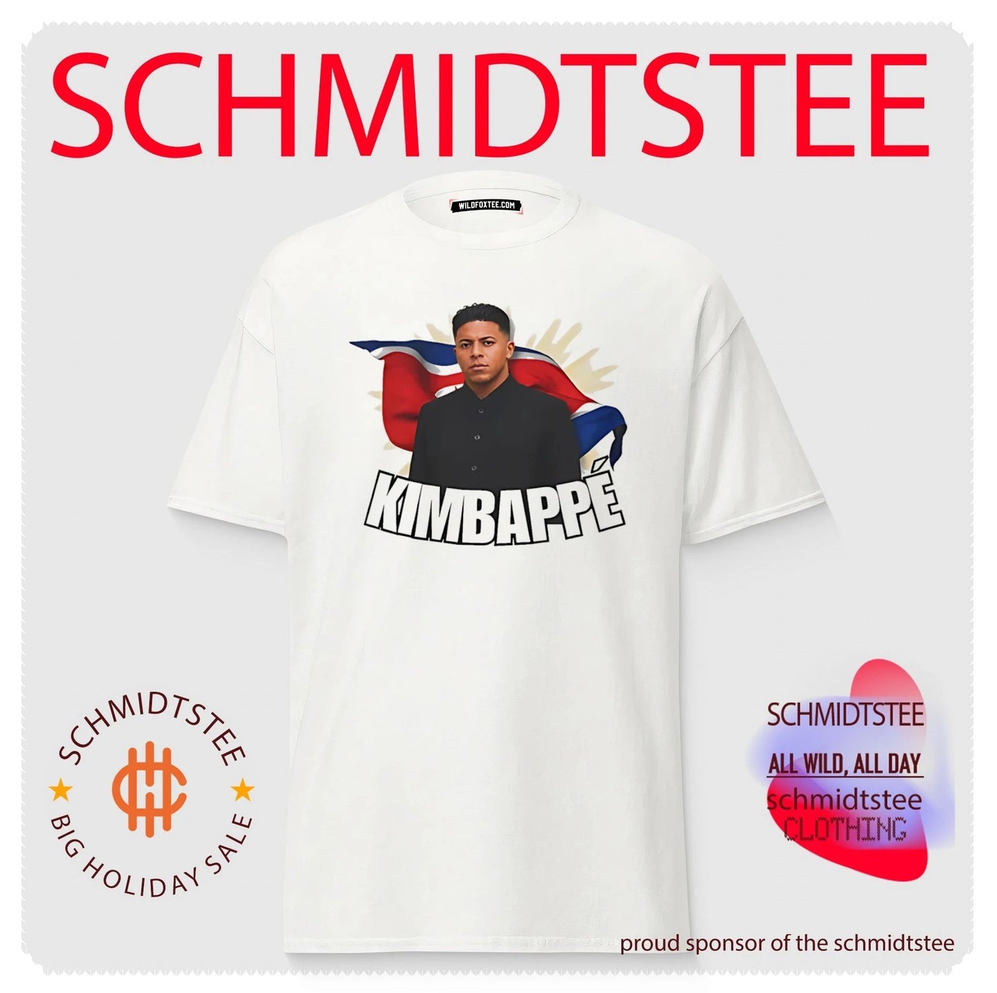 Kim Jong Un x Kylian Mbappe meme Kimbappe funny shirt