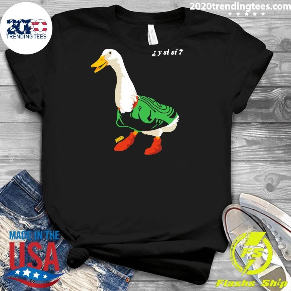 Mexico World Cup Cartoon Duck Y Si Si Shirt