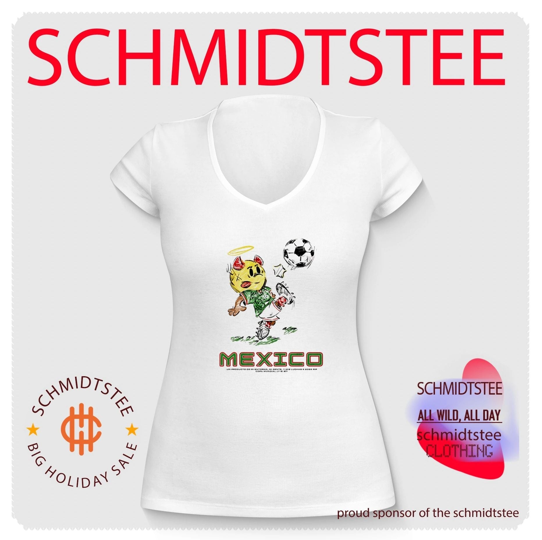 Mexico 2026 World Cup Soccer Mascot Retro shirt