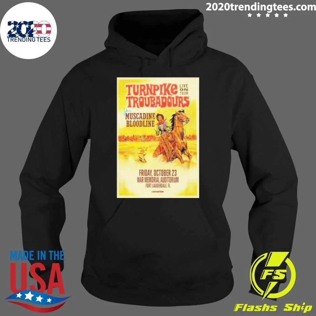 Turnpike Troubadours War Memorial Auditorium Fort Lauderdale October 23 2026 Shirt