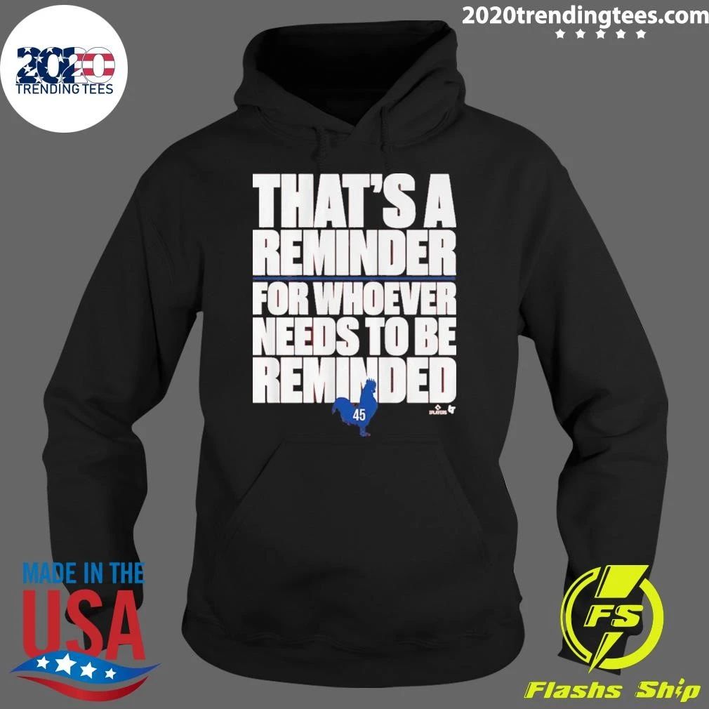 Zack Wheeler A Reminder For Whoever Needs To Be Reminded Tee Shirt