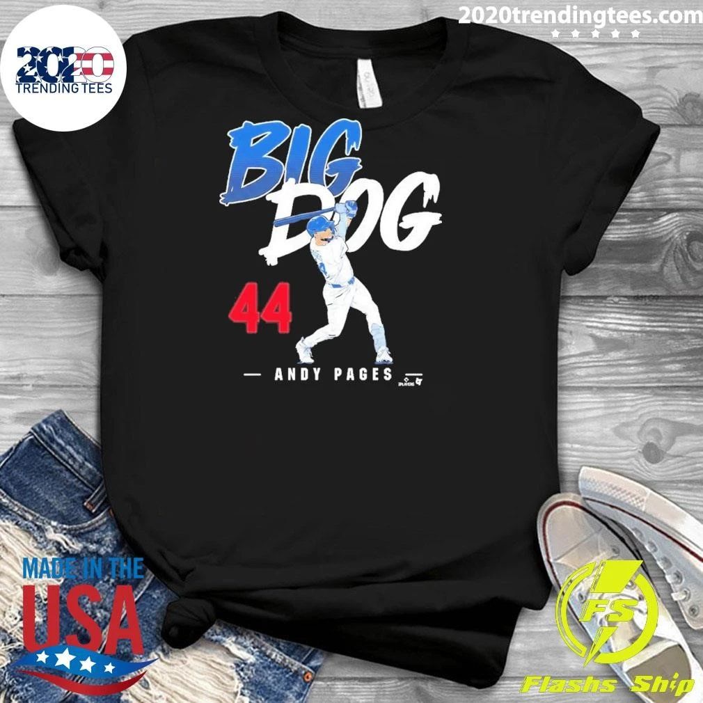 MLB Andy Pages 44 Big Dog Los Angeles Dodgers Shirt