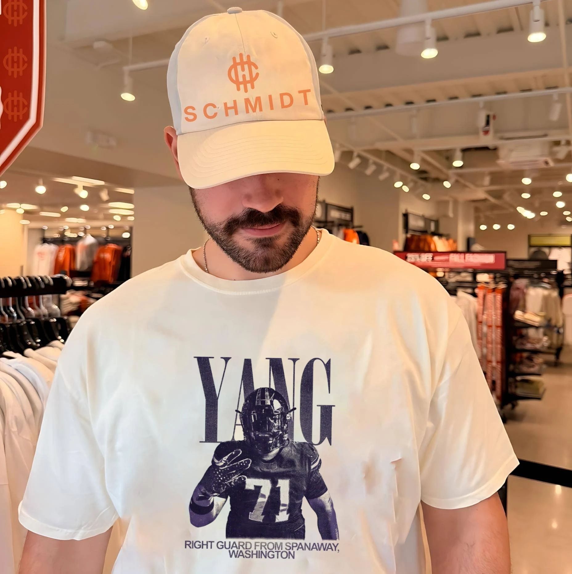 Deong Yang Washington Huskies Right Guard shirt