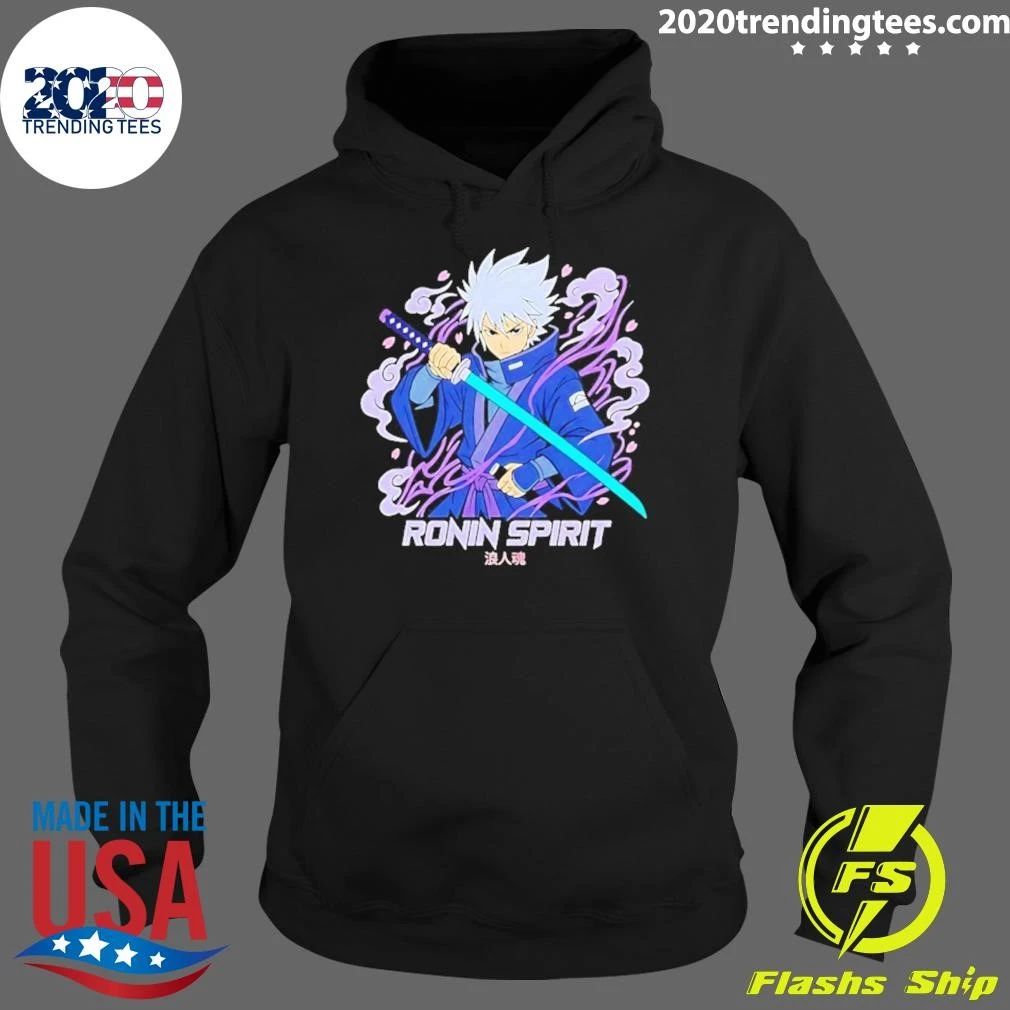 Ronin Spirit Anime Samurai Warrior Katana Shirt